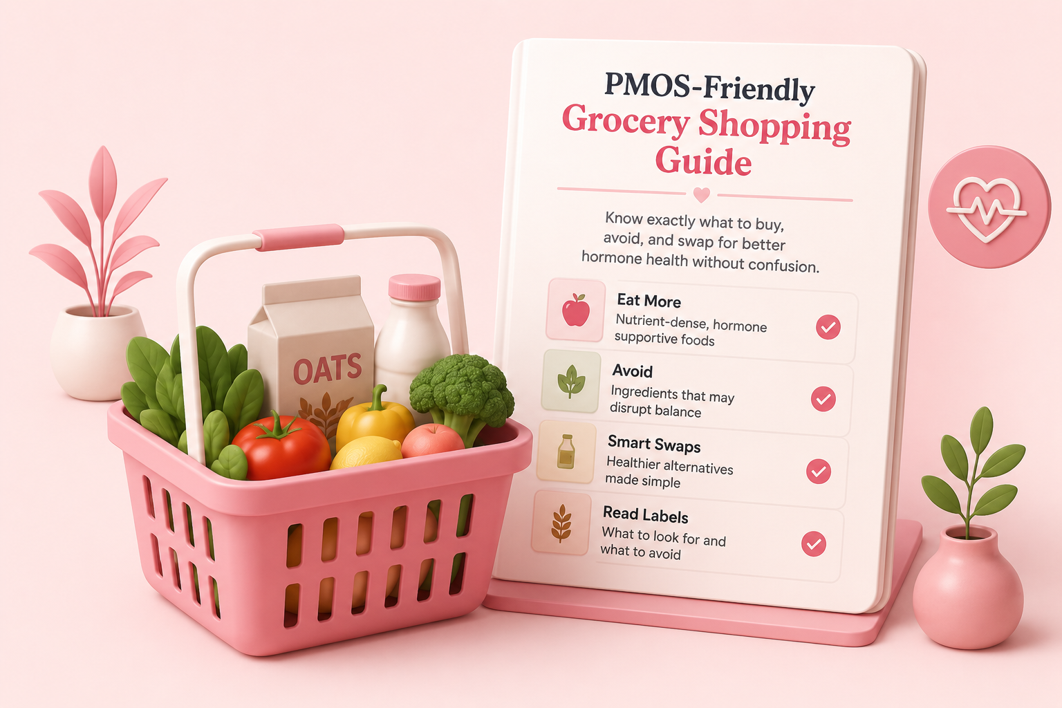 PMOS-Friendly Grocery Shopping Guide
